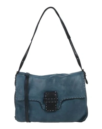 Shop Caterina Lucchi Handbag In Deep Jade