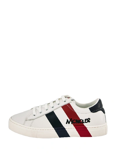 Moncler Boy's Mathieu Tricolor Low-top Sneakers, Toddler/kids In White |  ModeSens