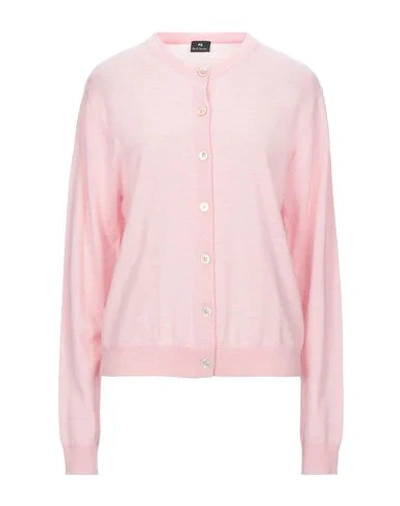 Shop Ps By Paul Smith Cardigan In Pink