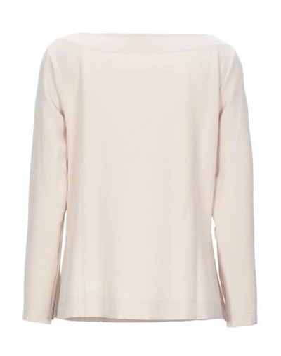 Shop Ottod'ame Blouses In Beige