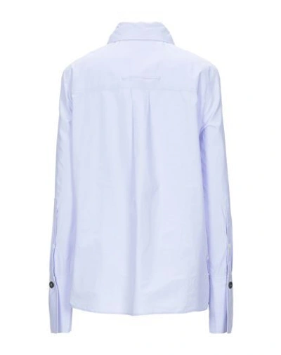 Shop Tela Woman Shirt Lilac Size 4 Cotton