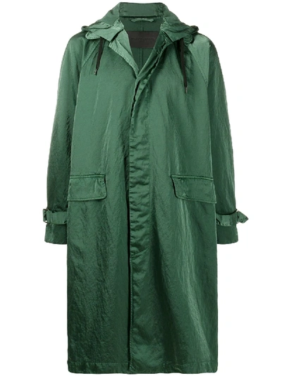 Shop Christian Wijnants Cheru Oversized Coat In Green