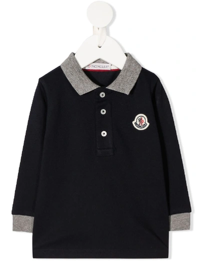 CONTRAST-COLLAR POLO SHIRT