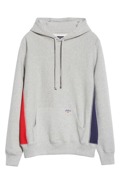 tri color hoodie