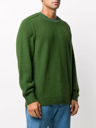 Shop Christian Wijnants Kafir Fine Knit Jumper In Green