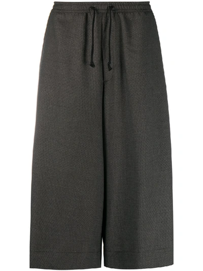 Shop Société Anonyme Wide-leg Cropped Trousers In Grey
