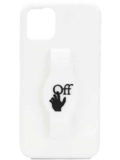 Shop Off-white Logo-print Iphone 11 Pro Max Case In White