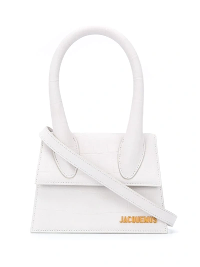 Shop Jacquemus Le Chiquito Tote Bag In White