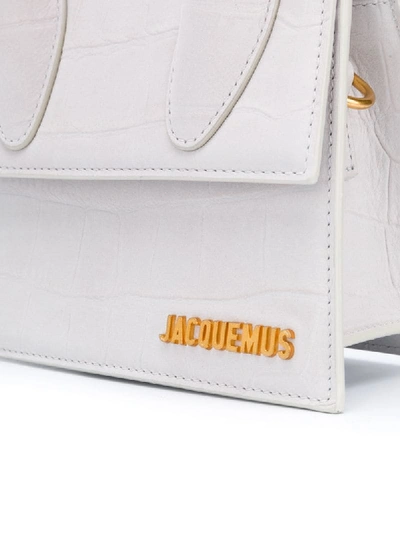 Shop Jacquemus Le Chiquito Tote Bag In White