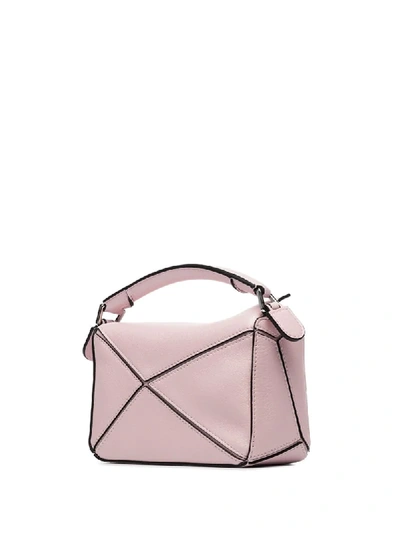 Shop Loewe Mini 'puzzle' Schultertasche In Pink