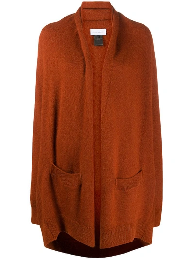 Shop Christian Wijnants Slouchy Knitted Cardigan In Red