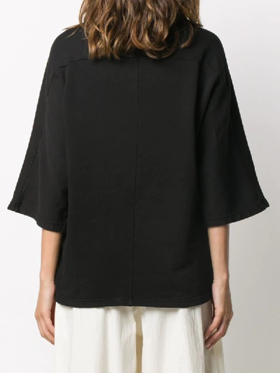 Shop Christian Wijnants Side Cut-out Detail Blouse In Black