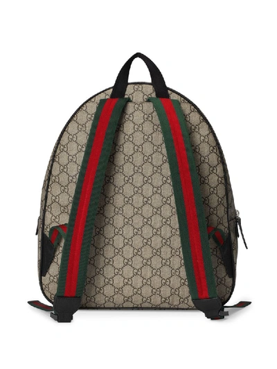 Shop Gucci Gg Punk-print Backpack In Neutrals