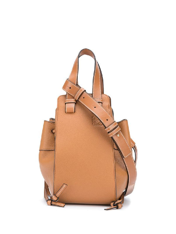 loewe hammock medium leather shoulder bag