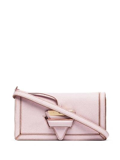 Shop Loewe Mini Barcelona Crossbody Bag In Pink