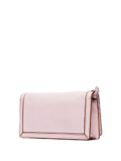 Shop Loewe Mini Barcelona Crossbody Bag In Pink