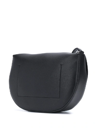 Shop Calvin Klein Re-lock Logo Crossbody Bag In Black