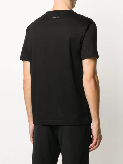 Shop Les Hommes Abstract-print T-shirt In Black