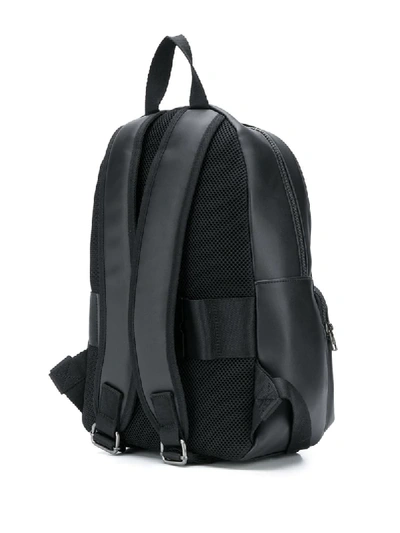 Shop Calvin Klein Zip-around Logo Backpack In Black