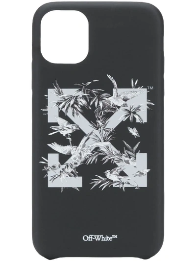 Shop Off-white Birds Iphone 11 Case In Black