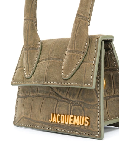 Shop Jacquemus Le Chiquito Tote Bag In Green