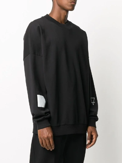 Shop Thom Krom Logo-print Sweatshirt In Black