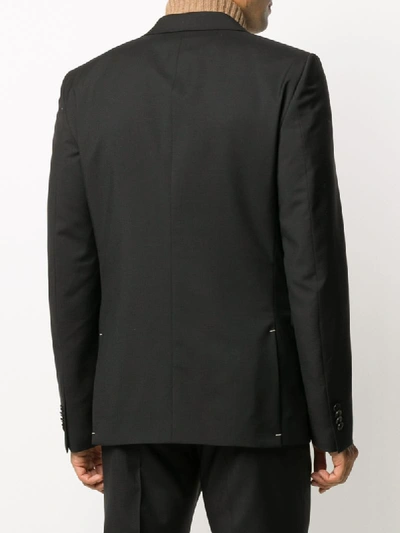 Shop Valentino Single-breasted Suit In Black