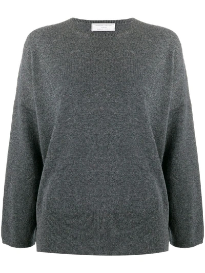 Shop Société Anonyme Crop Sleeve Cashmere Jumper In Grey