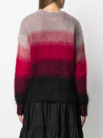 Shop Isabel Marant Étoile Drussell Ombré-effect Jumper In Red