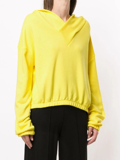 Shop Alala Plain-color Performance Hoodie In Yellow