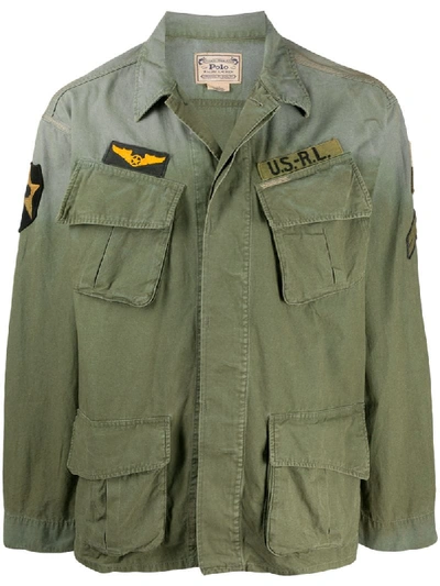 Polo ralph hot sale lauren military shirt