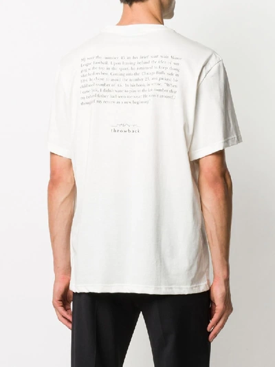 Throwback White Michael Jordan T-shirt In White