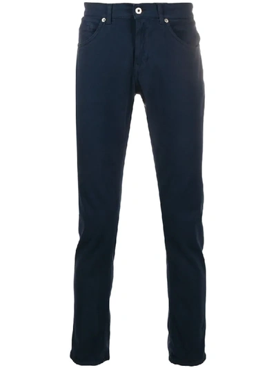 Shop Dondup George Low-rise Skinny Jeans In Blue