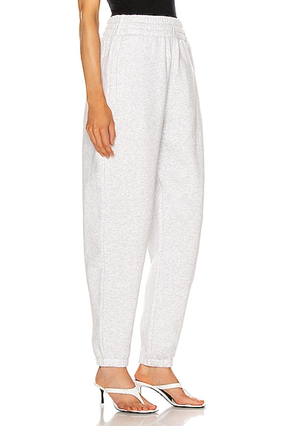 Shop Alexander Wang T Foundation Terry Classic Sweatpant In Light Heather Grey