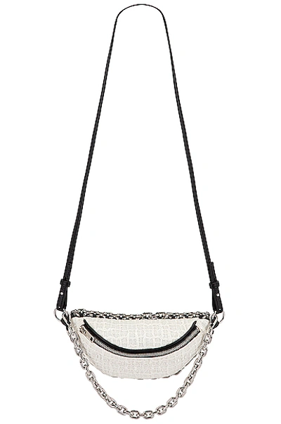 Shop Alexander Wang Attica Soft Hybrid Tweed Fanny Pack In White