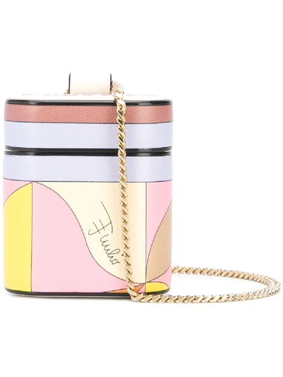 Shop Emilio Pucci Sirens Song Airpods Holder In Multicolour
