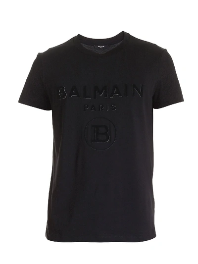 Shop Balmain 3d Logo T-shirt In Black
