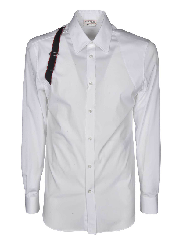 alexander mcqueen harness shirt