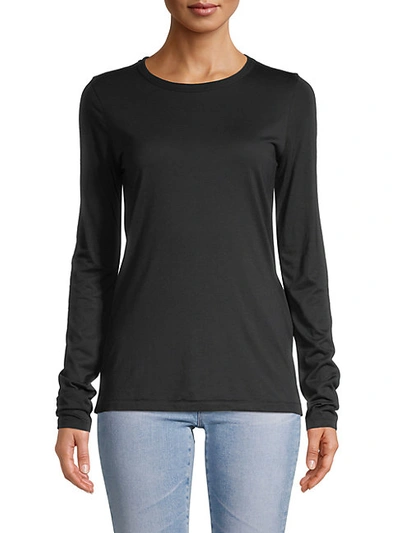 Shop Rag & Bone Core Long-sleeve T-shirt In Black