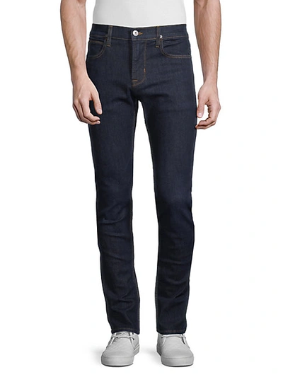 Shop Hudson Straight-leg Jeans In Dark Denim