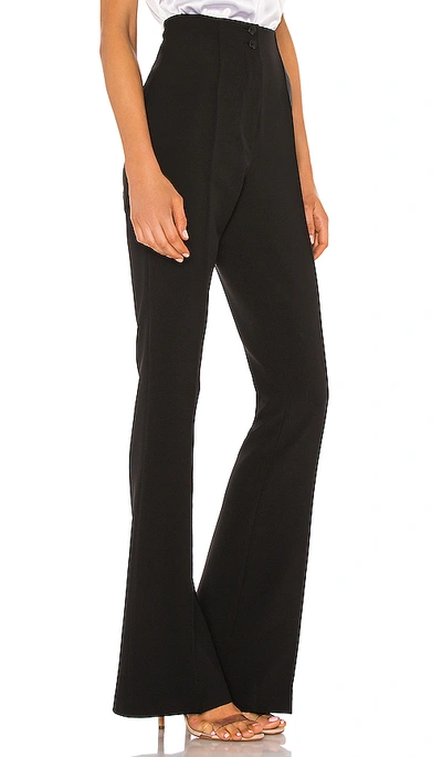 Shop Atm Anthony Thomas Melillo Stretch High Waist Flare Pant In Black