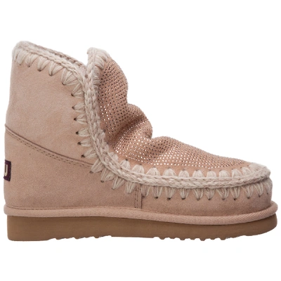 Shop Mou Eskimo 18 Ankle Boots In Rosa