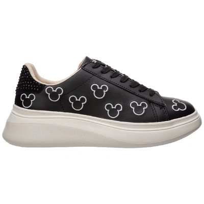 Shop Moa Master Of Arts Disney Mickey Mouse Sneakers In Nero