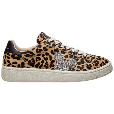 Shop Moa Master Of Arts Disney Mickey Mouse Sneakers In Marrone