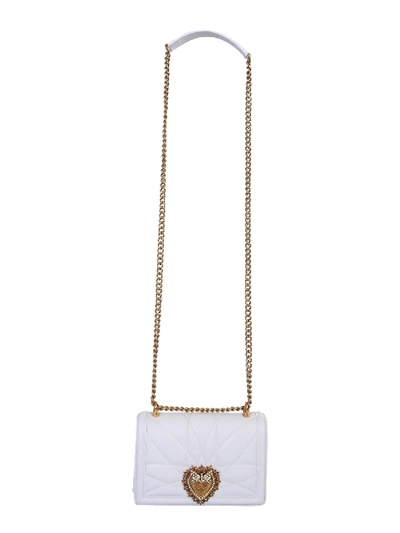 Shop Dolce & Gabbana Devotion Bag In Bianco