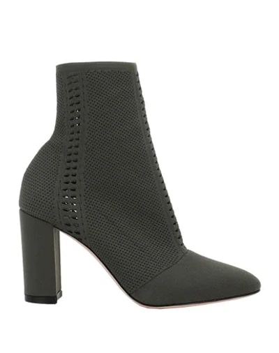 Shop Gianvito Rossi Ankle Boot In Military Green