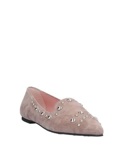 Shop Pretty Ballerinas Loafers In Dove Grey