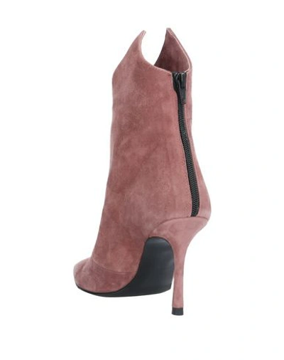 Shop Marc Ellis Ankle Boots In Mauve