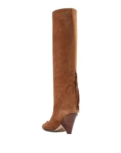 Shop Anna F Boots In Camel