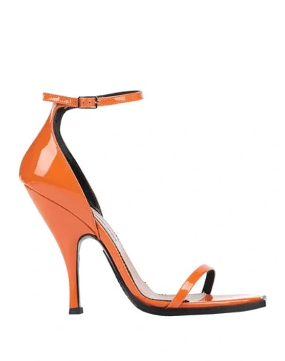 Shop Ermanno Scervino Sandals In Orange